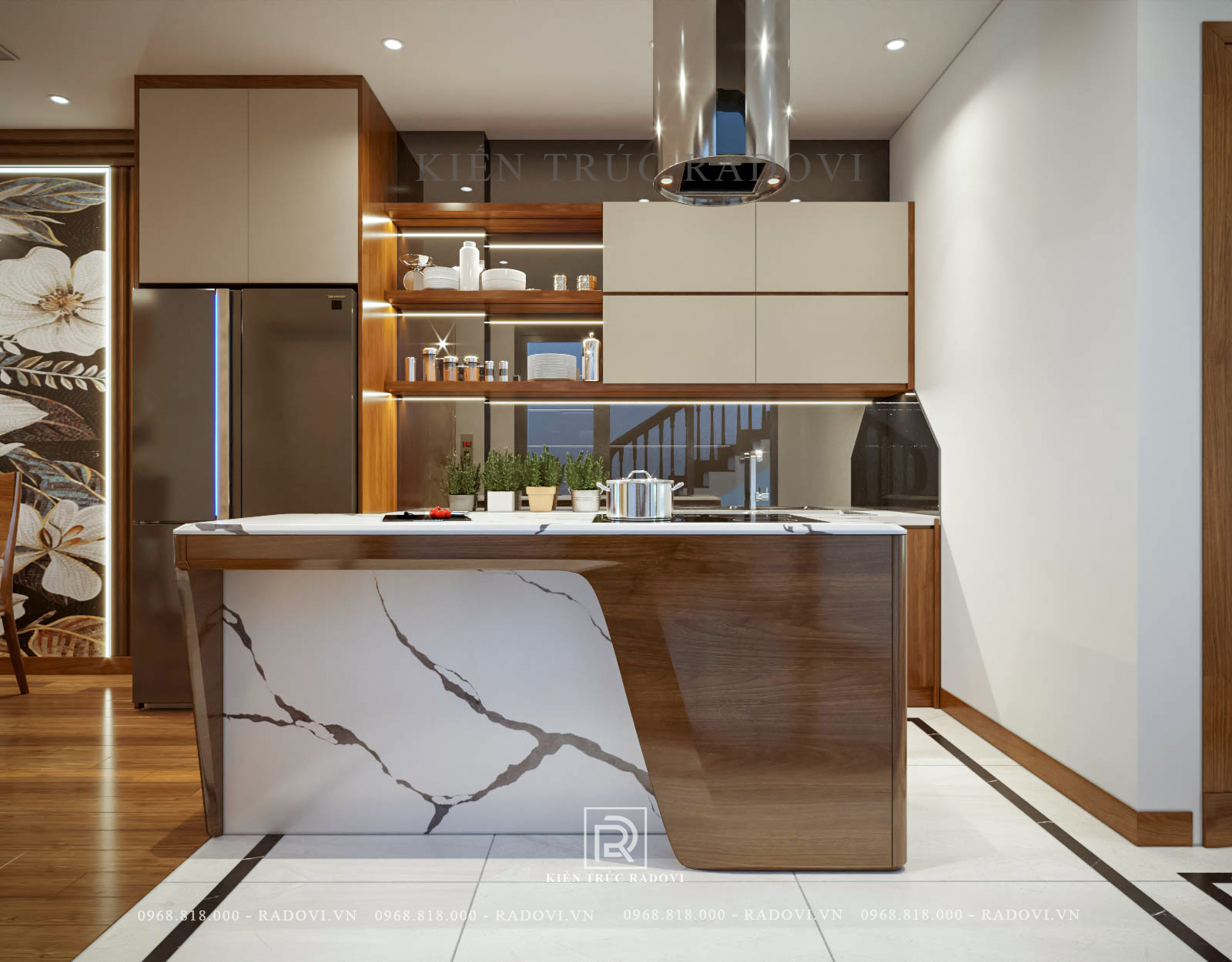 Khu bếp tiện nghi