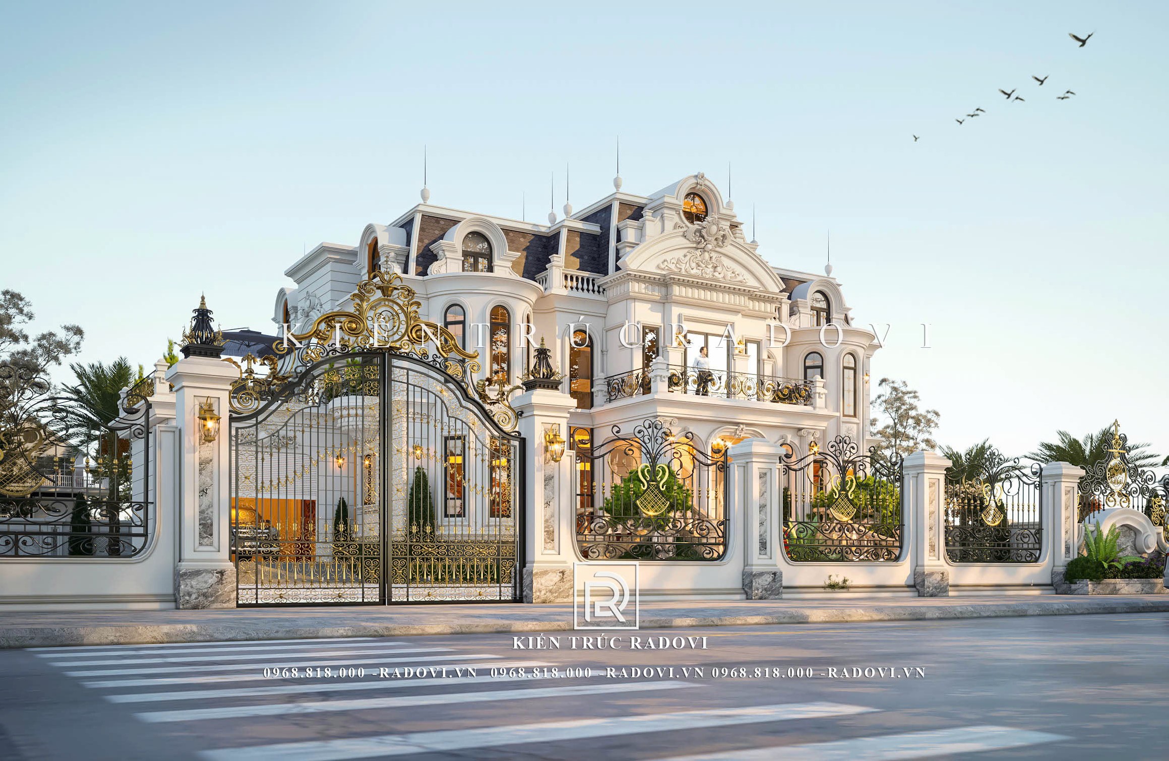 Dinh thự cổ điển Pháp cấp cao