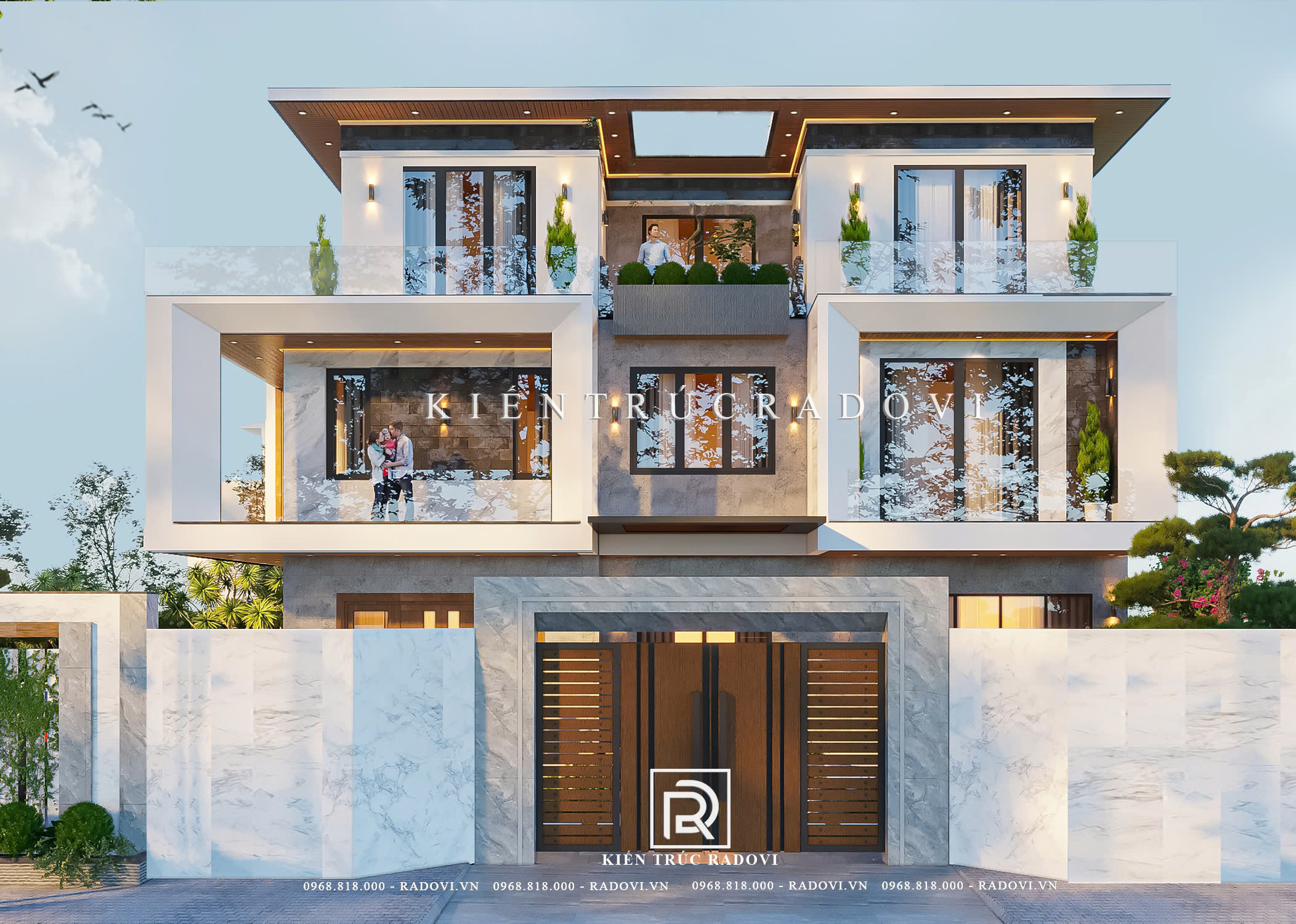 Không gian sống xanh với thiết kế hiện đại