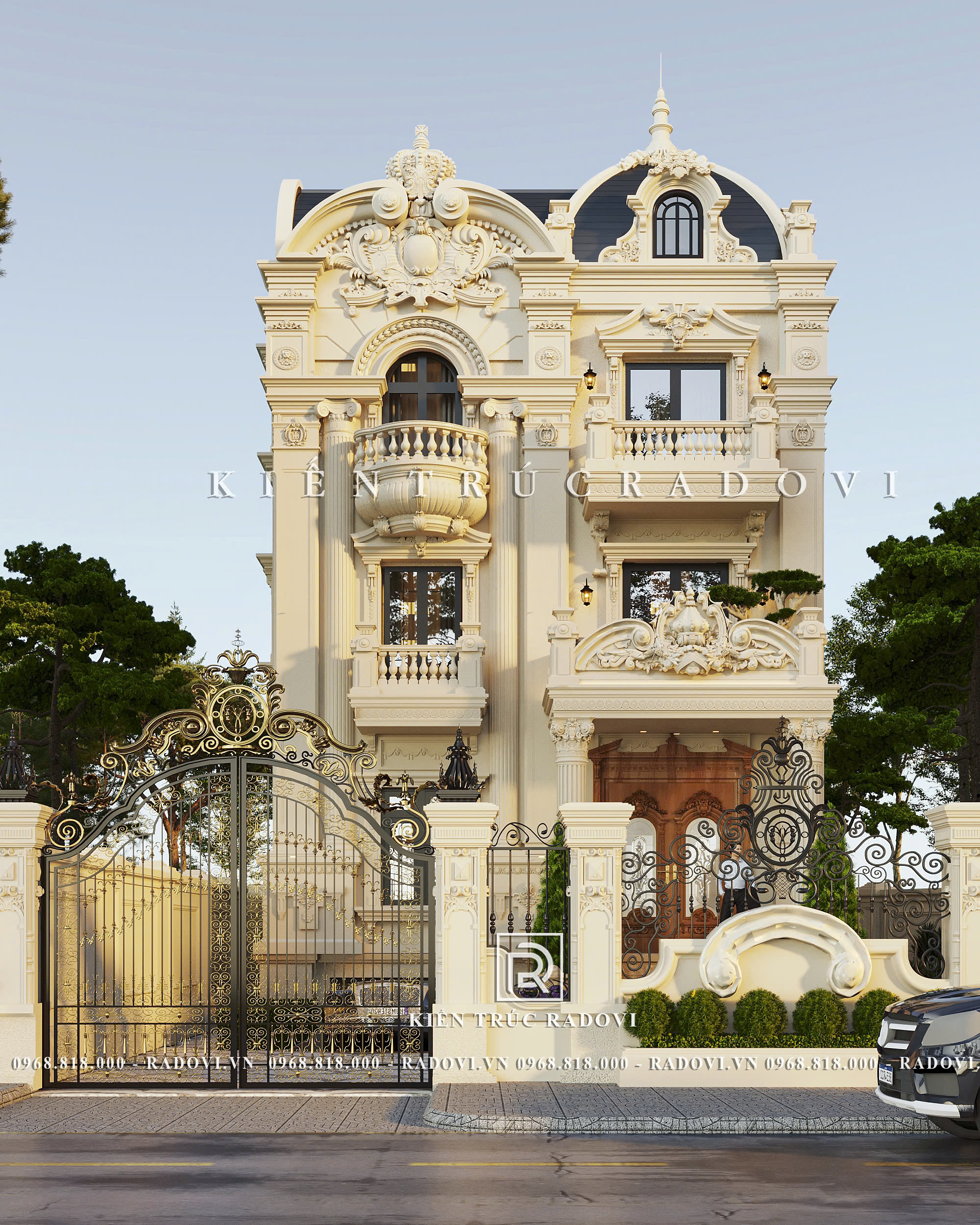 Biệt thự cổ điển 3 tầng