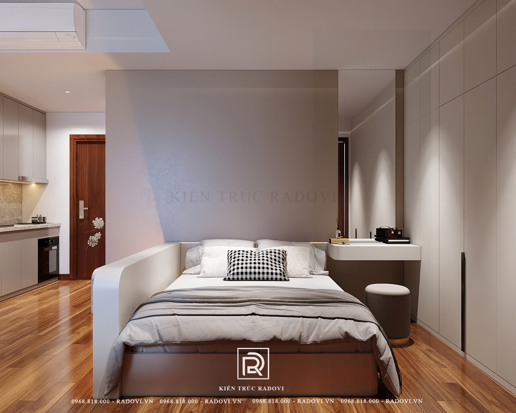 Giường ngủ tối ưu diện tích