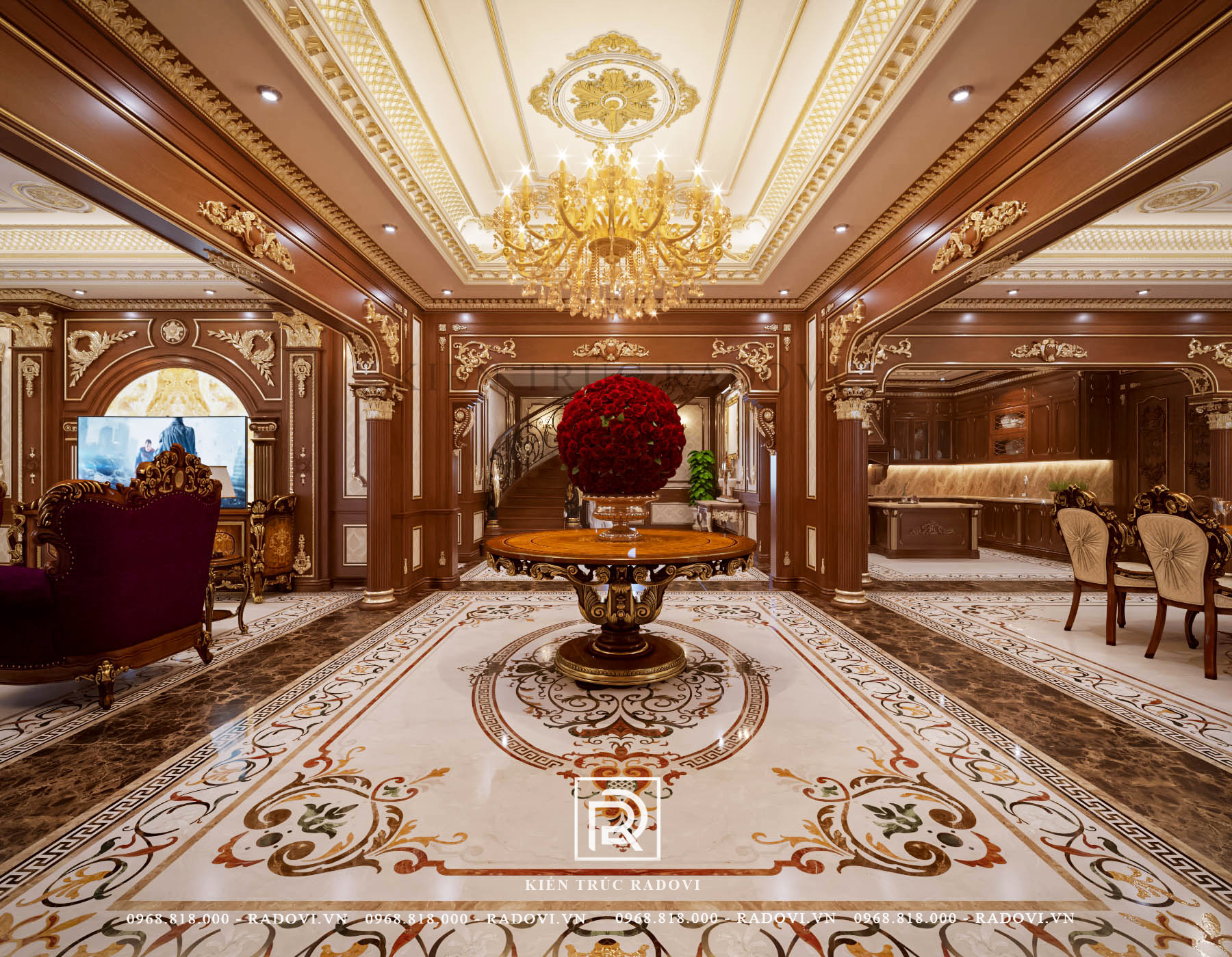 Sảnh đệm uy nghi, cuốn hút