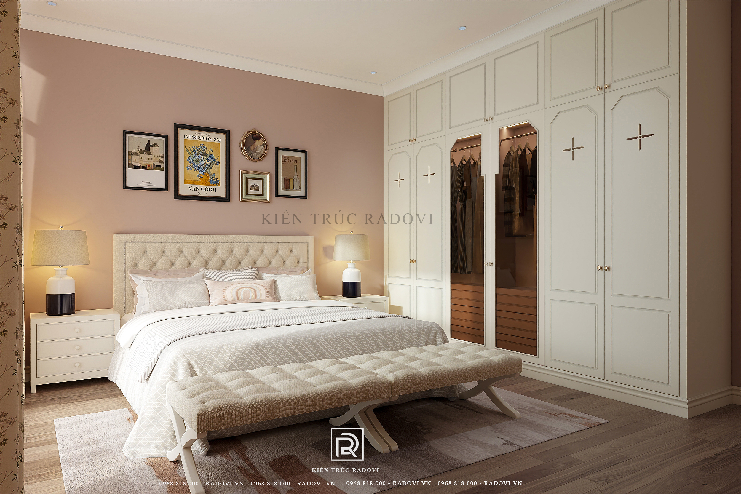 Phòng ngủ phong cách Neo Classic