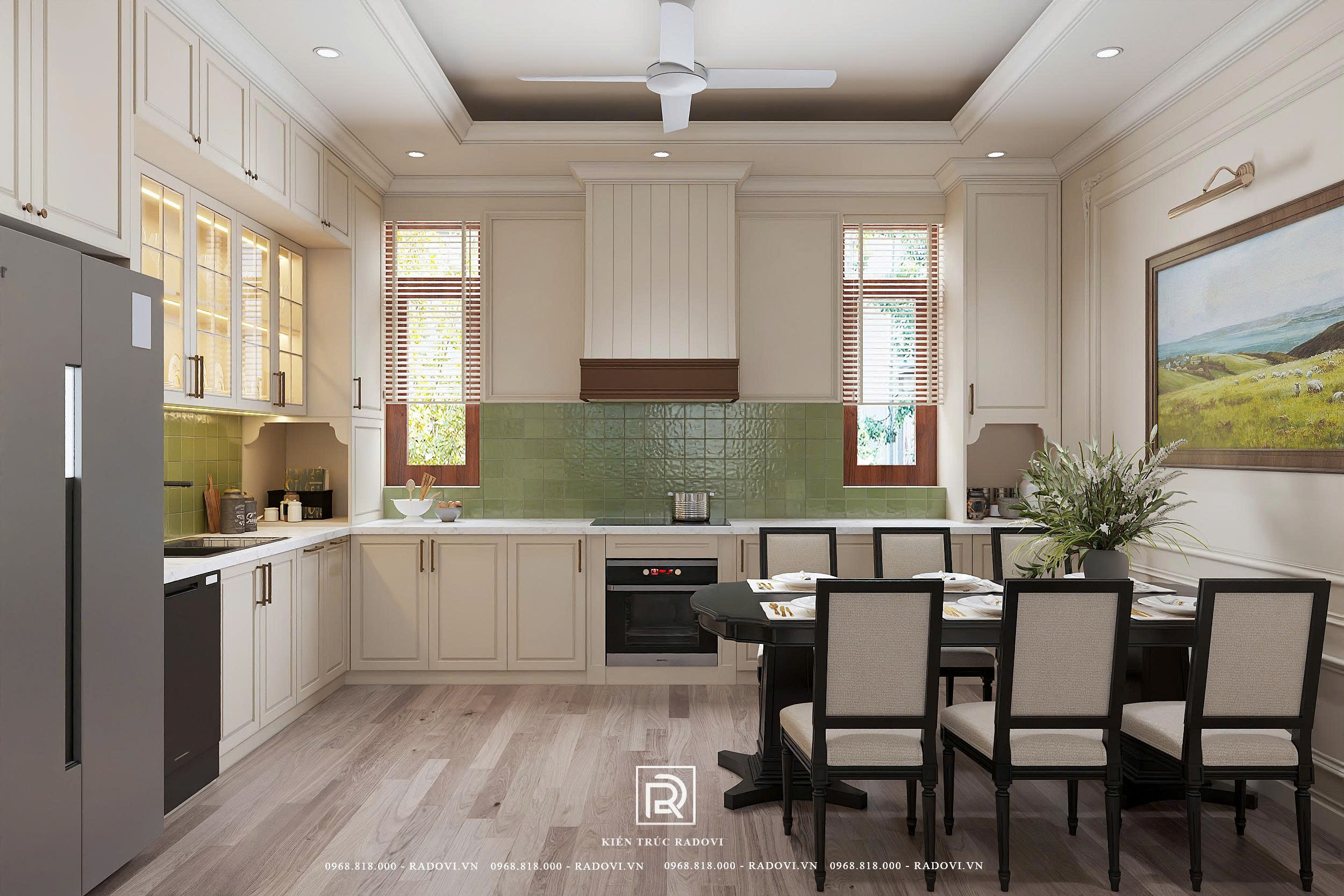 Không gian bếp - ăn tiện nghi